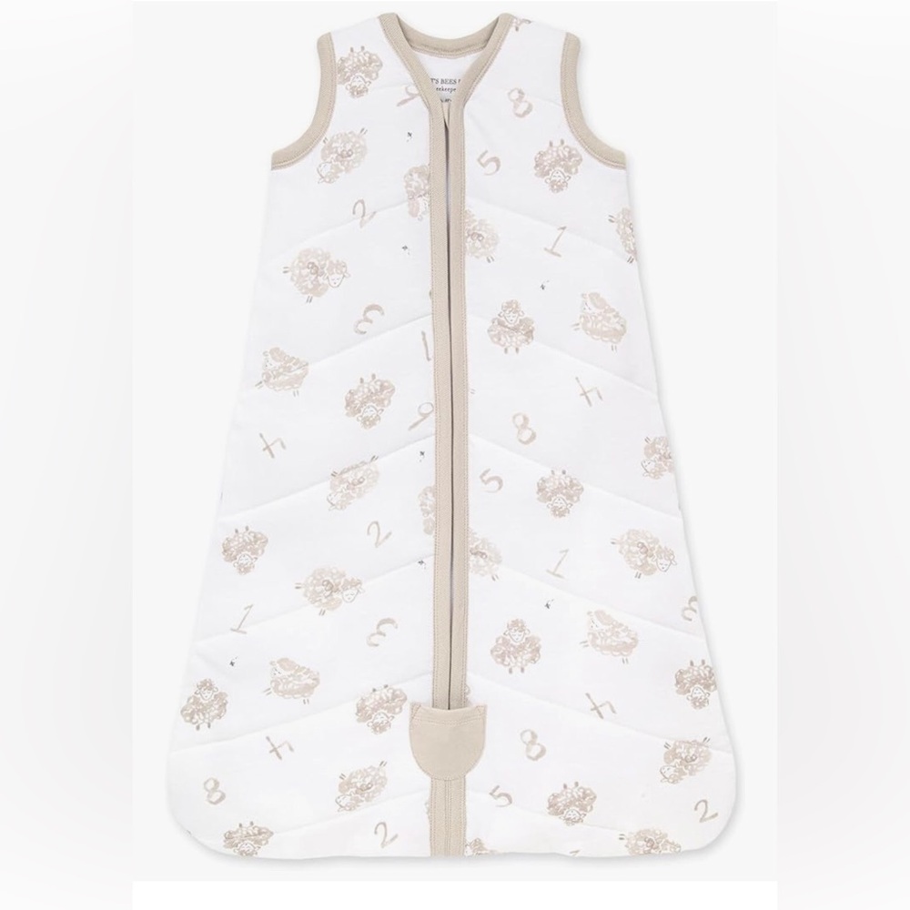 Burt's Bees Baby Wearable Blanket, Organic Cotton, Unisex, Medium Weight 1.5 TOG
